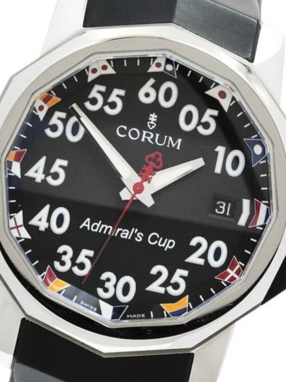 CORUM Admirals cup 01.0010 Date black Dial Automatic Men's Watch_967709